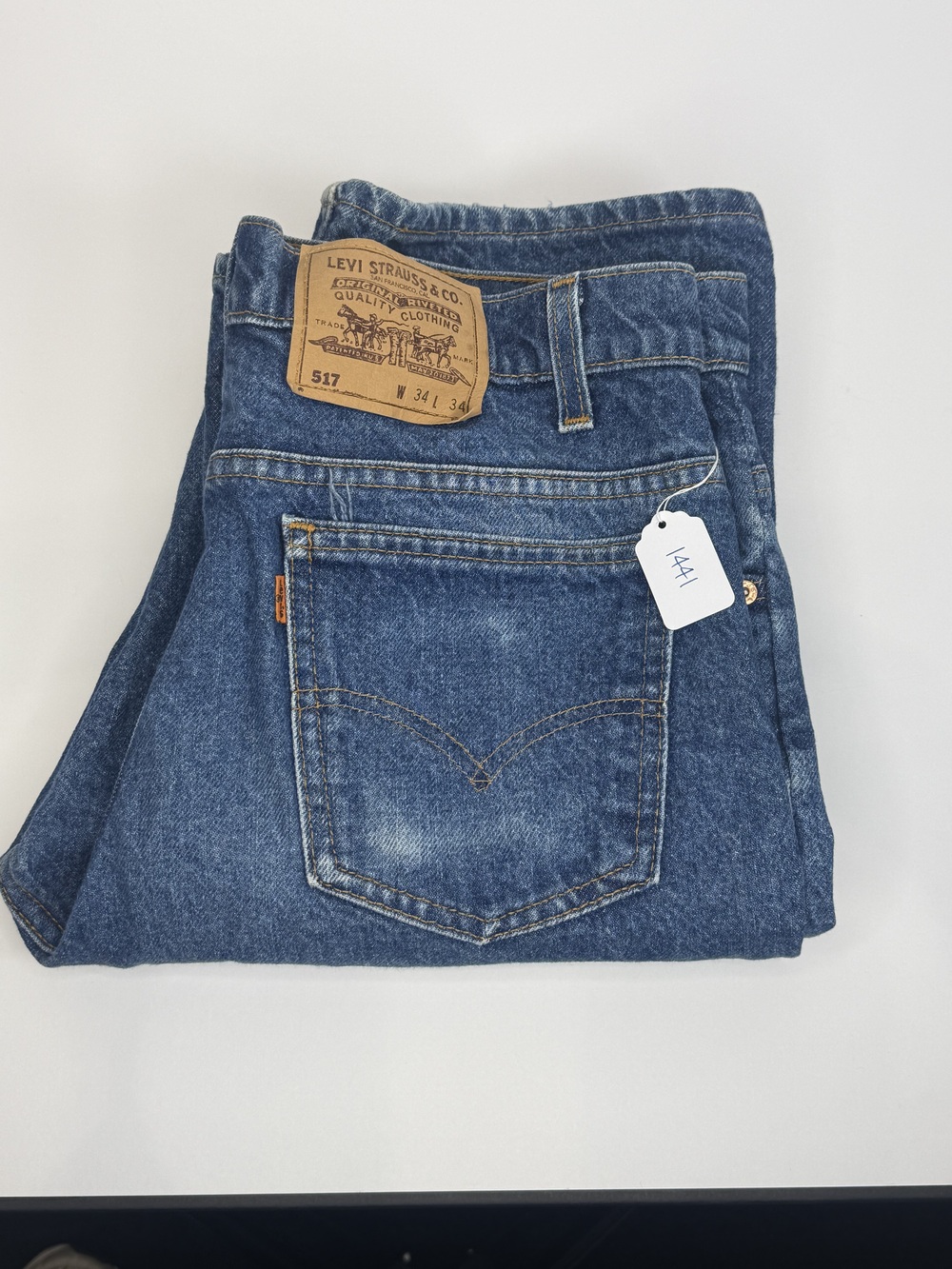 PF-1441 Levi's Orange Tab 517 Jeans